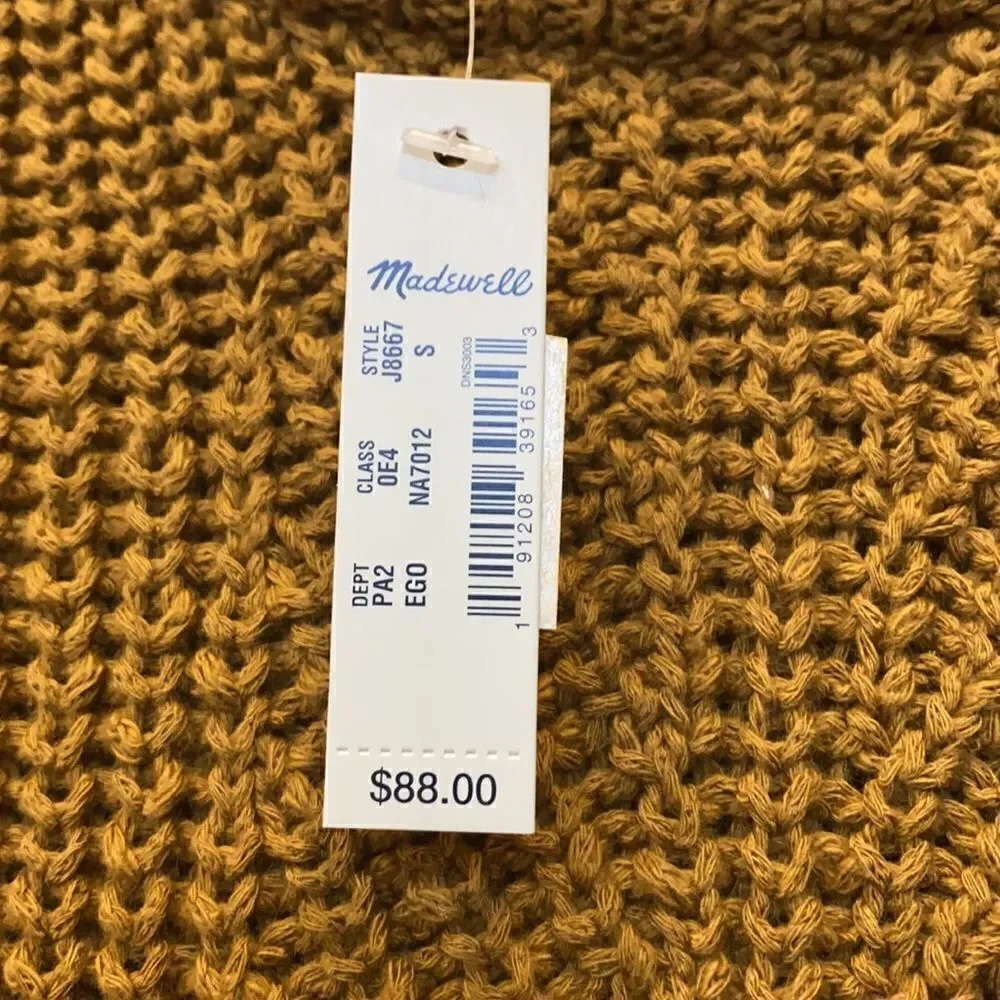 Madewell Mustard Sweater